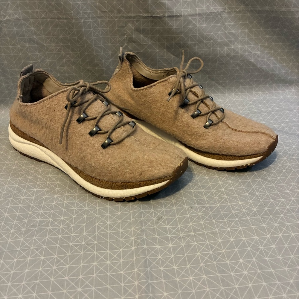 OTBT Couriers Wool-Alpaca Sneakers in Tan 11